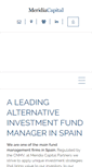 Mobile Screenshot of meridiacapital.com